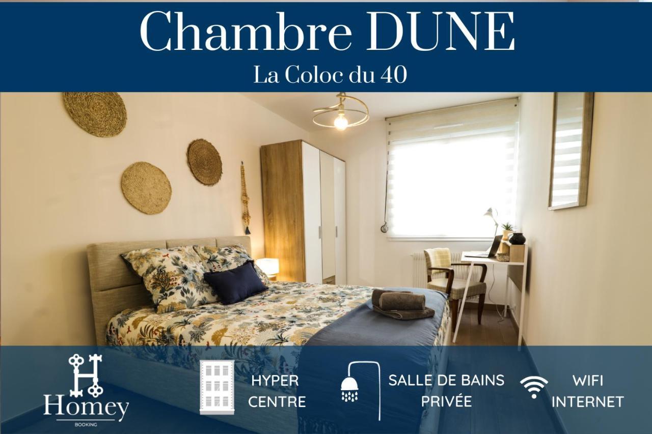 Homey La Coloc Du 40 - Colocation Haut De Gamme De 4 Chambres Uniques Et Privees - Proche Transports En Commun - Aux Portes De Geneve Annemasse Luaran gambar